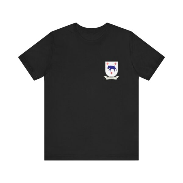 Crowley Family Coat of Arms T-Shirt - Image 4