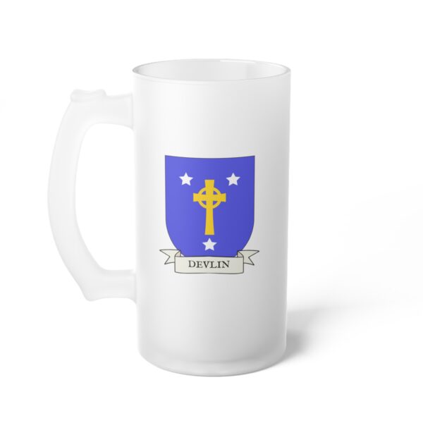 Devlin Family Coat of Arms Beer Mug