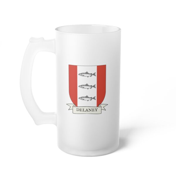 Delaney Family Coat of Arms Beer Mug