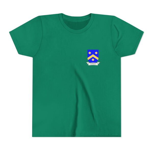 Lynch Family Coat of Arms Youth T-Shirt - Image 2