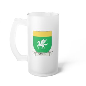 Quinn Family Coat of Arms 16oz. Beer Mug