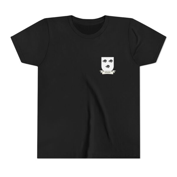Evans Family Coat of Arms Youth T-Shirt - Image 6