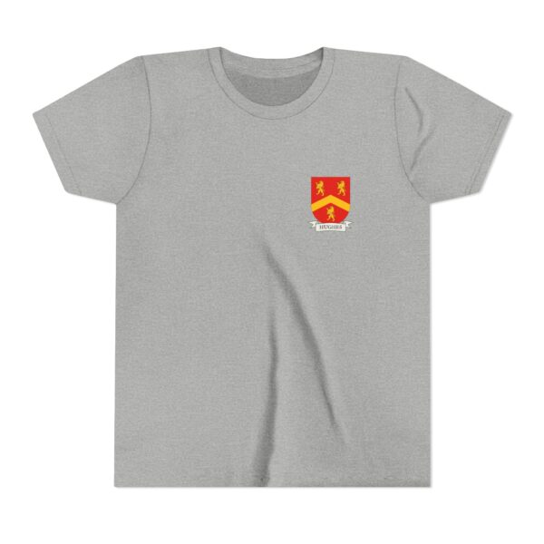 Hughes Family Coat of Arms Youth T-Shirt - Image 3