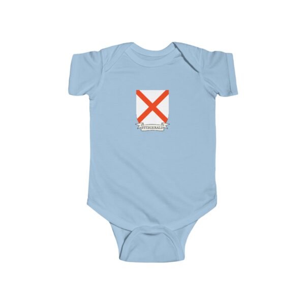 Fitzgerald Family Coat of Arms Baby Onesie Bodysuit - Image 4