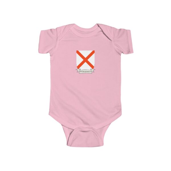 Fitzgerald Family Coat of Arms Baby Onesie Bodysuit - Image 5