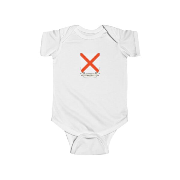 Fitzgerald Family Coat of Arms Baby Onesie Bodysuit - Image 2