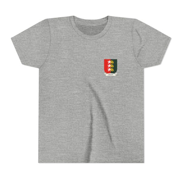 Grady Family Coat of Arms Youth T-Shirt - Image 4