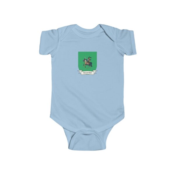McGuire Family Coat of Arms Baby Onesie Bodysuit - Image 4