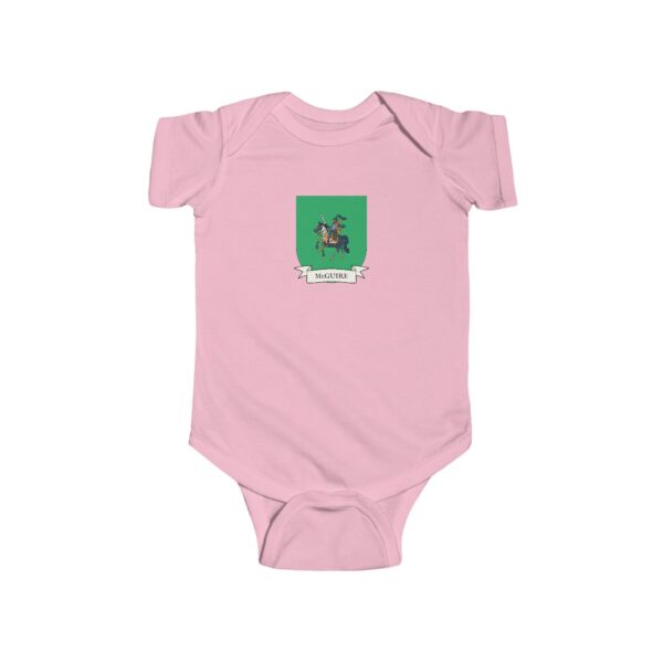 McGuire Family Coat of Arms Baby Onesie Bodysuit - Image 5