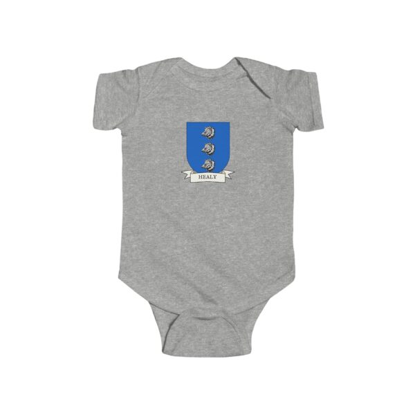 Healy Family Coat of Arms Baby Onesie Bodysuit - Image 3