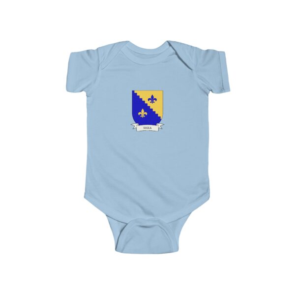 Shea Family Coat of Arms Baby Onesie Bodysuit - Image 4