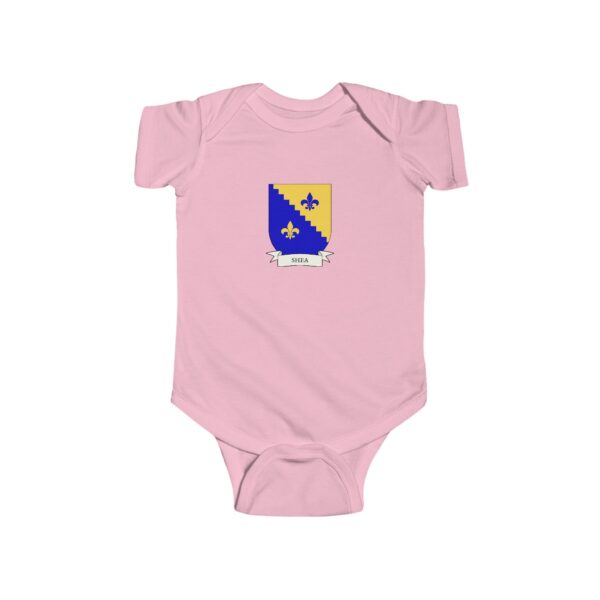 Shea Family Coat of Arms Baby Onesie Bodysuit - Image 5