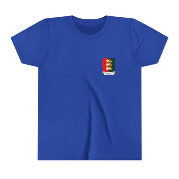 Grady Family Coat of Arms Youth T-Shirt - Image 6