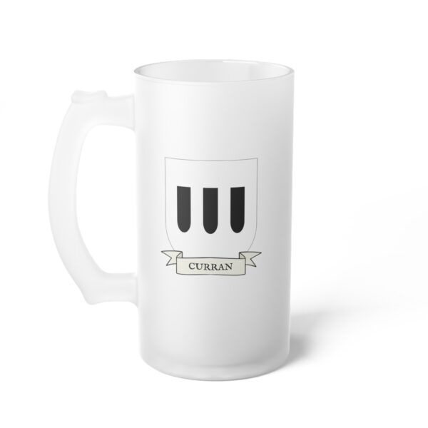 Curran Family Coat of Arms Beer Mug