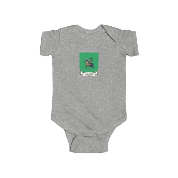 McGuire Family Coat of Arms Baby Onesie Bodysuit - Image 3