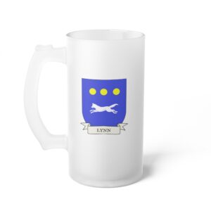 Lynn Family Coat of Arms Beer Mug