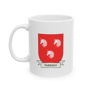 Parrish Family Coat of Arms Coffee Mug