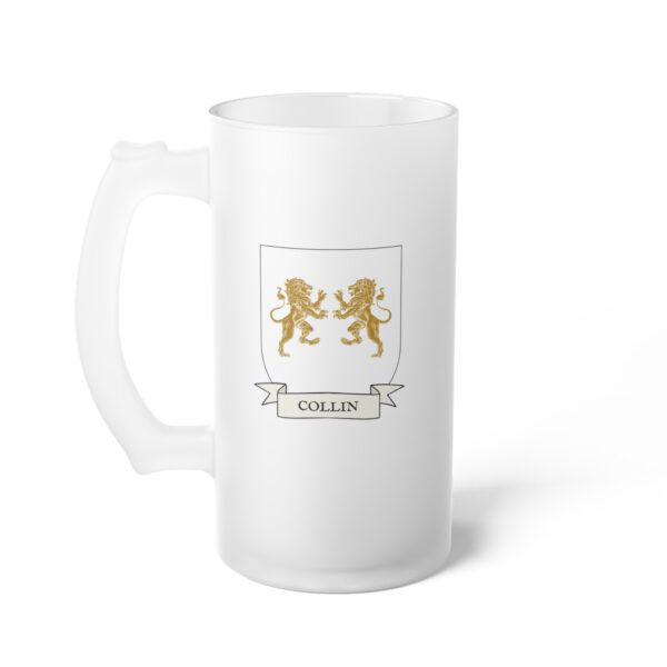 Collin Family Coat of Arms Beer Mug