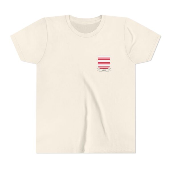 Barry Family Coat of Arms Youth T-Shirt - Image 2