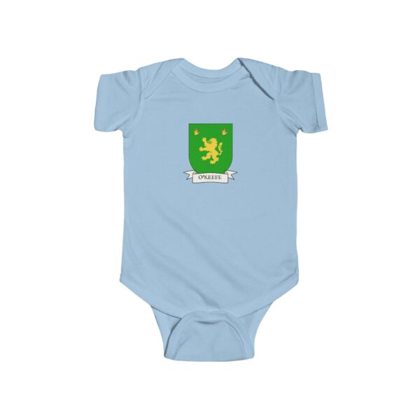 O'Keefe Family Coat of Arms Baby Onesie Bodysuit - Image 3