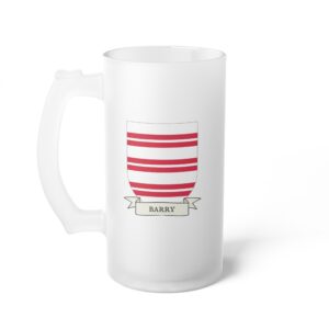 Barry Family Coat of Arms Beer Mug
