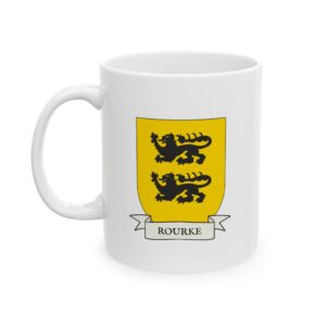 Rourke Family Coat of Arms Coffee Mug