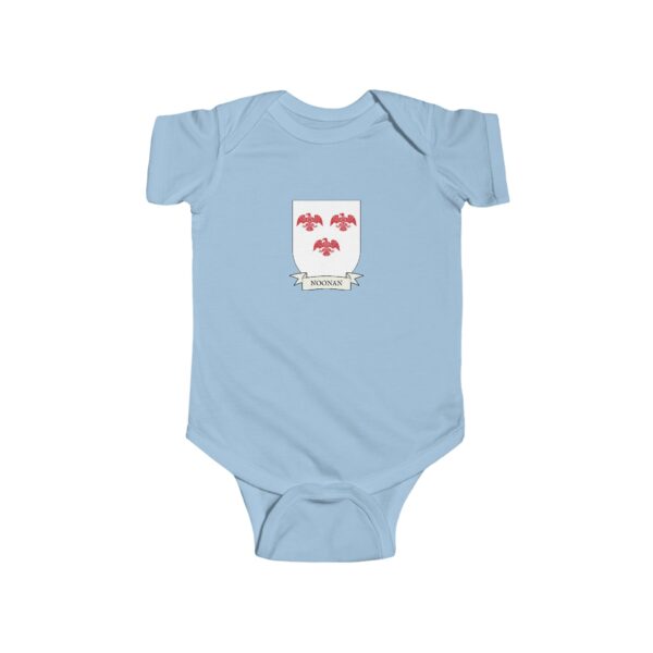 Noonan Family Coat of Arms Baby Onesie Bodysuit - Image 4