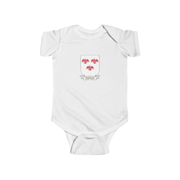 Noonan Family Coat of Arms Baby Onesie Bodysuit - Image 2