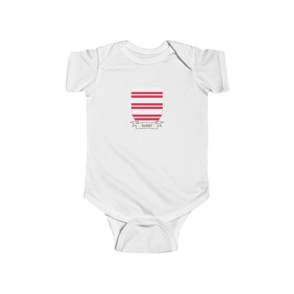 Barry Family Coat of Arms Baby Onesie Bodysuit - Image 2