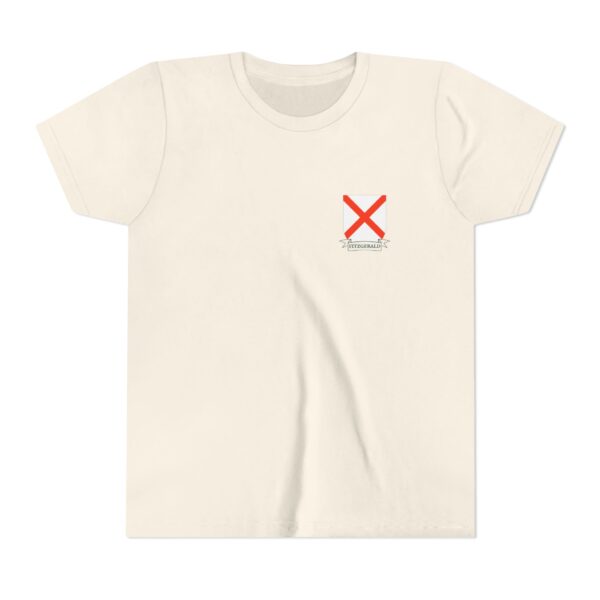 Fitzgerald Family Coat of Arms Youth T-Shirt - Image 2