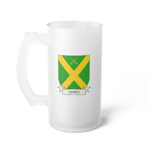Dowd Family Coat of Arms Beer Mug