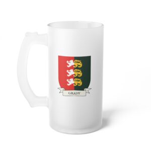 Grady Family Coat of Arms Beer Mug