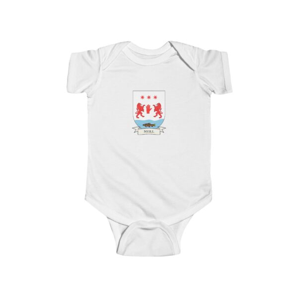 Neill Family Coat of Arms Baby Onesie Bodysuit - Image 2