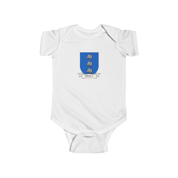 Healy Family Coat of Arms Baby Onesie Bodysuit - Image 2