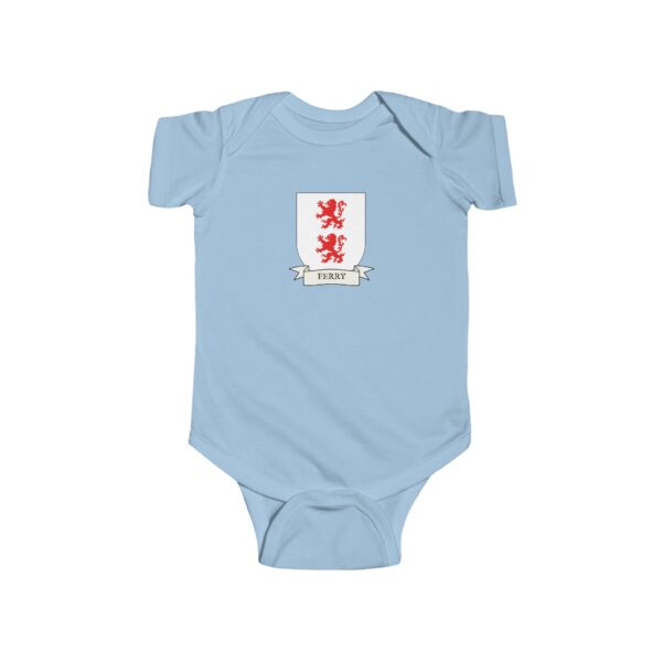 Ferry Family Coat of Arms Baby Onesie Bodysuit - Image 4
