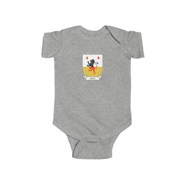 Daly Family Coat of Arms Baby Onesie Bodysuit - Image 3