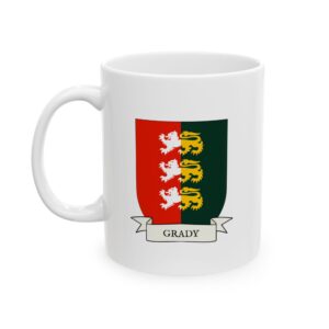 Grady Family Coat of Arms Coffee Mug