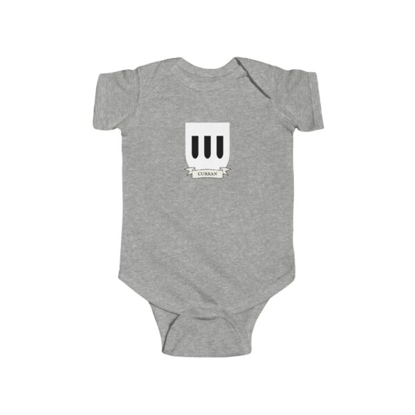 Curran Family Coat of Arms Baby Onesie Bodysuit - Image 3
