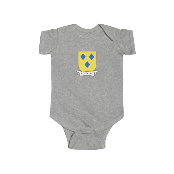 Costello Family Coat of Arms Baby Onesie Bodysuit - Image 3