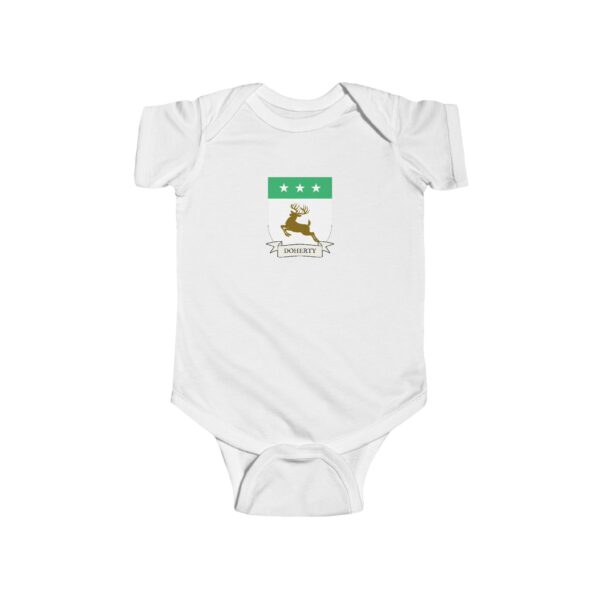 Doherty Family Coat of Arms Baby Onesie Bodysuit - Image 2