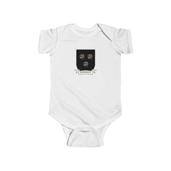 Kennedy Family Coat of Arms Baby Onesie Bodysuit - Image 2