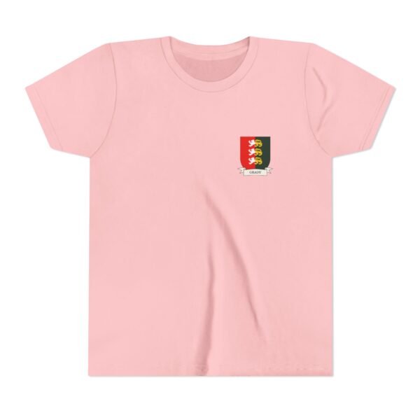 Grady Family Coat of Arms Youth T-Shirt - Image 5