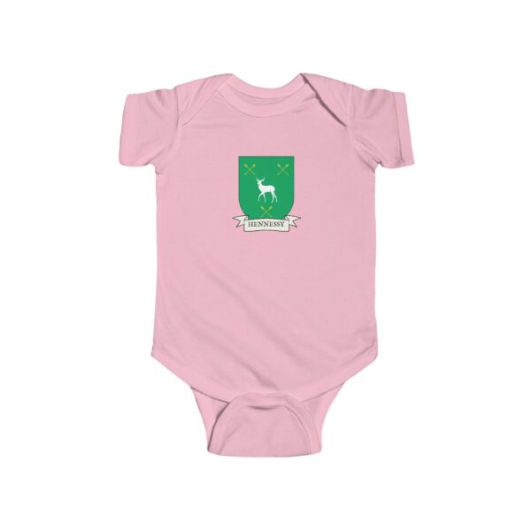 Hennessy Family Coat of Arms Baby Onesie Bodysuit - Image 5