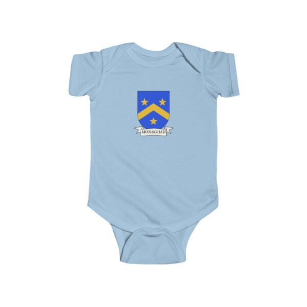 Monaghan Family Coat of Arms Baby Onesie Bodysuit - Image 4