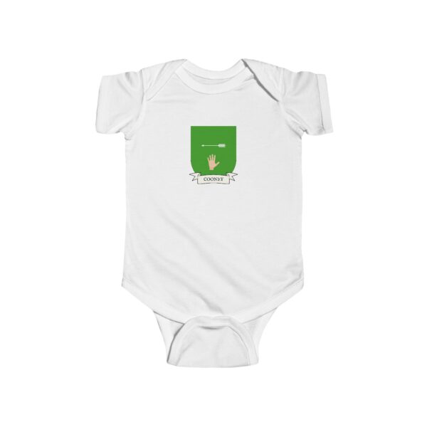 Cooney Family Coat of Arms Baby Onesie Bodysuit - Image 2