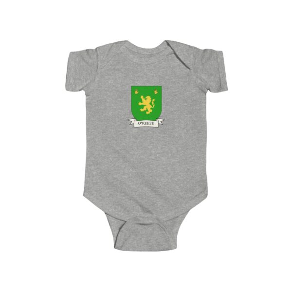 O'Keefe Family Coat of Arms Baby Onesie Bodysuit - Image 2