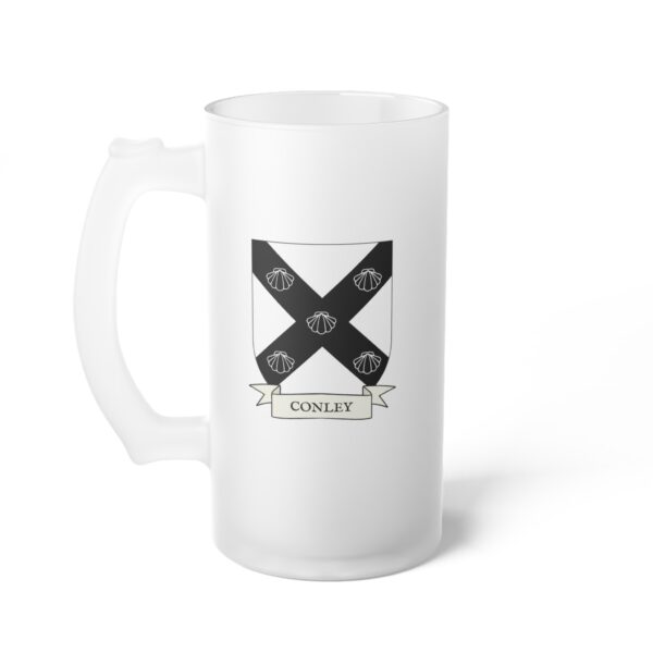 Conley Family Coat of Arms Beer Mug