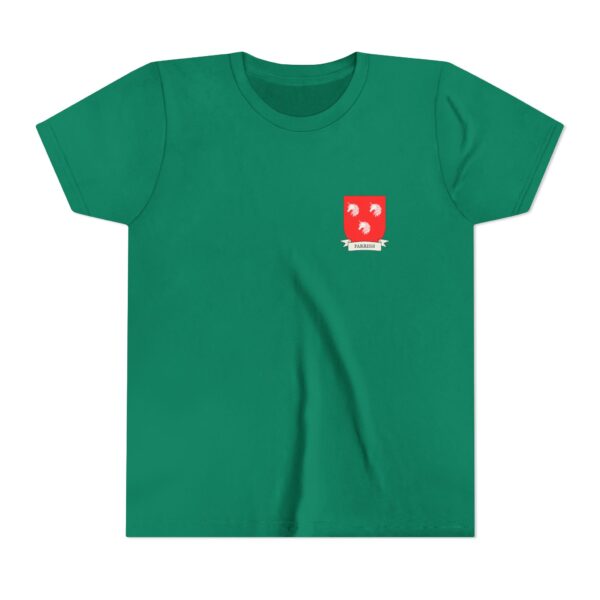 Parrish Family Coat of Arms Youth T-Shirt - Image 3