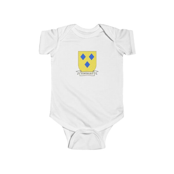 Costello Family Coat of Arms Baby Onesie Bodysuit - Image 2
