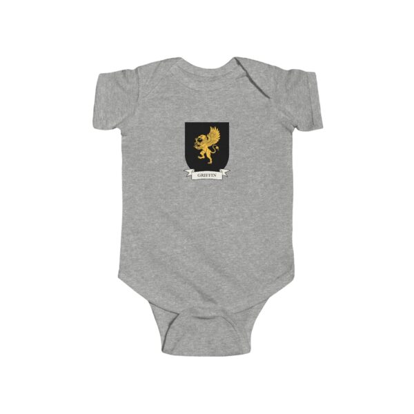 Griffin Family Coat of Arms Baby Onesie Bodysuit - Image 3